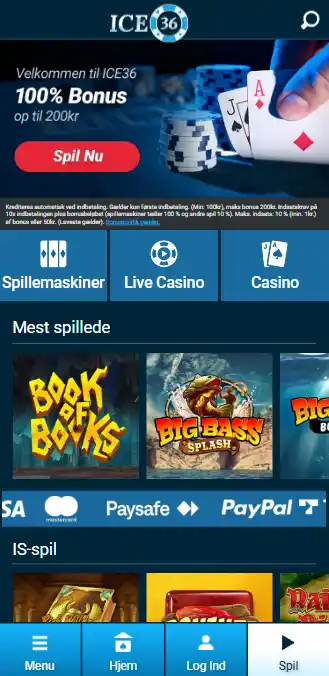 ICE36 på mobil – browseroplevelse, spil og adgang